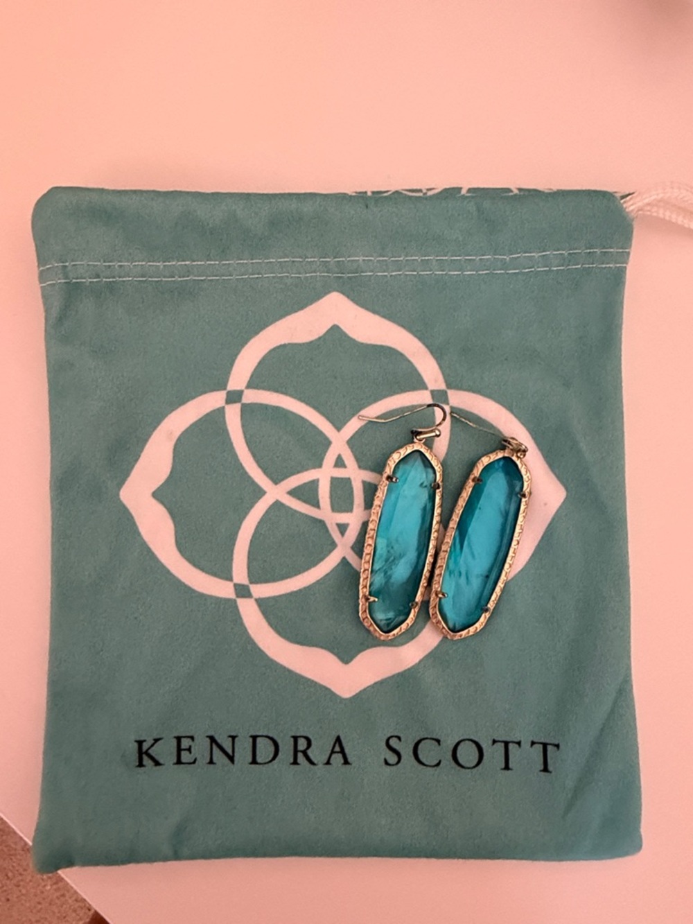 Kendra Scott Blue Turquoise Earrings